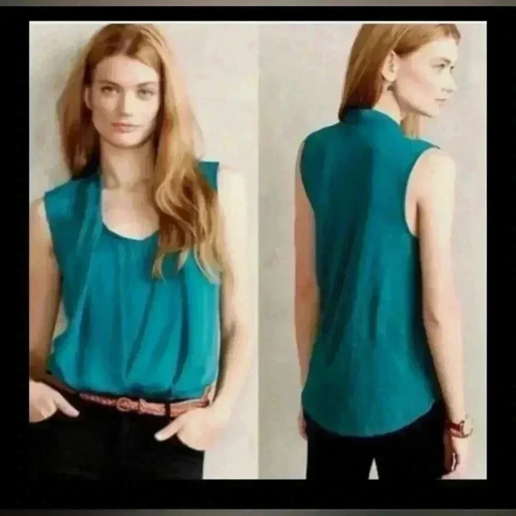 Anthropologie Deletta Blouse Sz Large - Picture 1 of 4